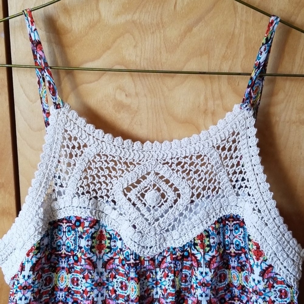 Cheerful & charming sun dress M - L - Picture 2 of 5